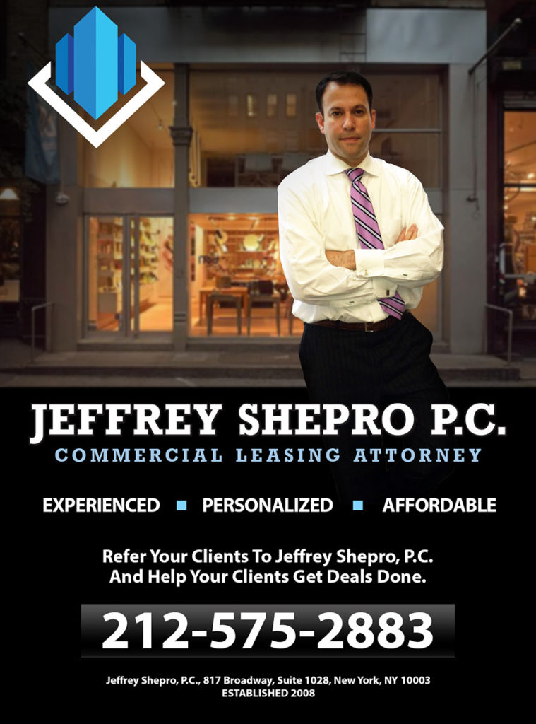 jeffrey shepro commercial leasing attorney