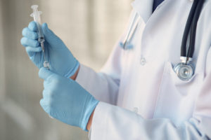 medical doctor at work